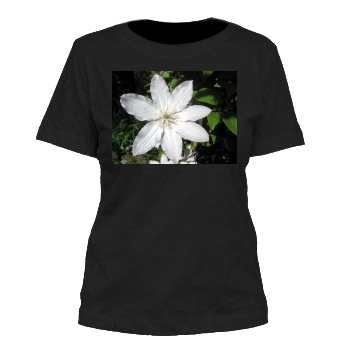 Flowers Women's Cut T-Shirt