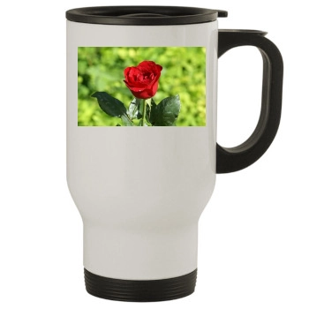 Flowers Stainless Steel Travel Mug