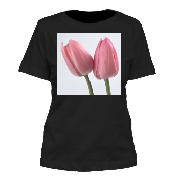 Flowers Women's Cut T-Shirt