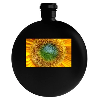 Flowers Round Flask