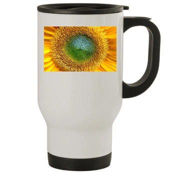 Flowers Stainless Steel Travel Mug