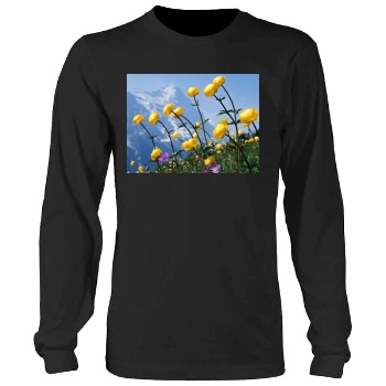 Flowers Men's Heavy Long Sleeve TShirt