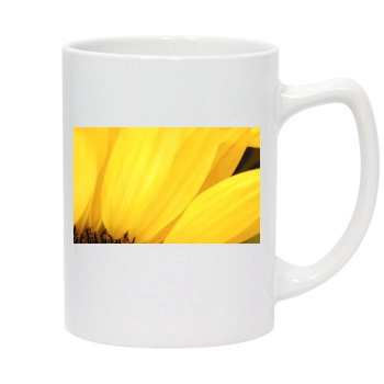 Flowers 14oz White Statesman Mug