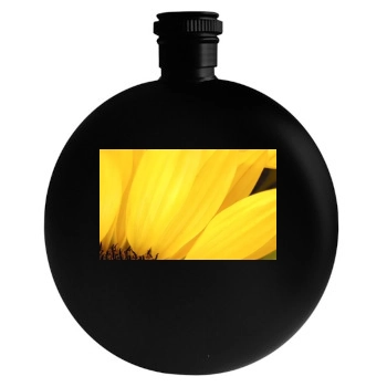 Flowers Round Flask