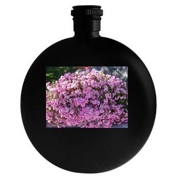 Flowers Round Flask