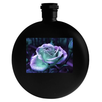 Flowers Round Flask