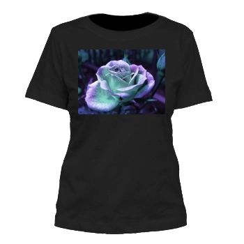 Flowers Women's Cut T-Shirt