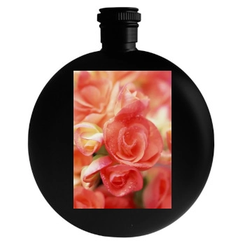 Flowers Round Flask