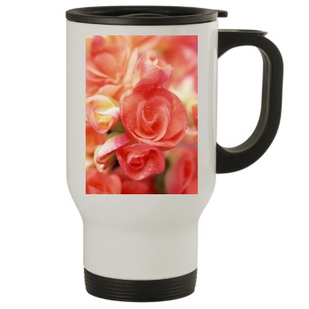 Flowers Stainless Steel Travel Mug