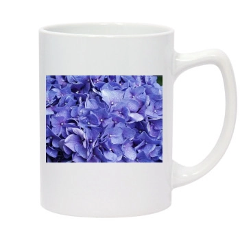 Flowers 14oz White Statesman Mug