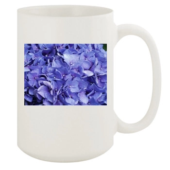 Flowers 15oz White Mug