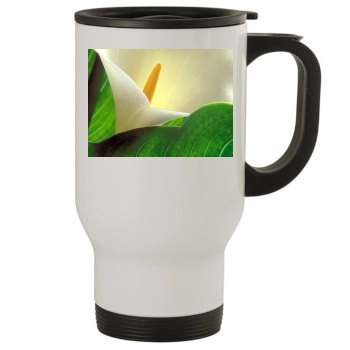 Flowers Stainless Steel Travel Mug