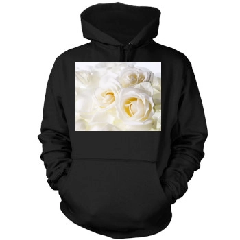 Flowers Mens Pullover Hoodie Sweatshirt