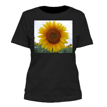 Flowers Women's Cut T-Shirt