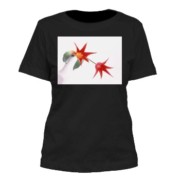 Flowers Women's Cut T-Shirt