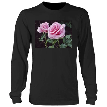 Flowers Men's Heavy Long Sleeve TShirt