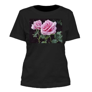 Flowers Women's Cut T-Shirt