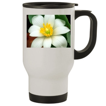 Flowers Stainless Steel Travel Mug