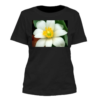 Flowers Women's Cut T-Shirt