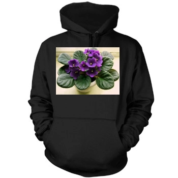 Flowers Mens Pullover Hoodie Sweatshirt