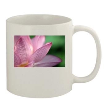 Flowers 11oz White Mug