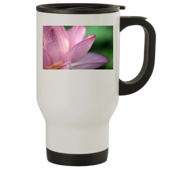 Flowers Stainless Steel Travel Mug