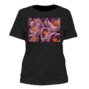 Flowers Women's Cut T-Shirt