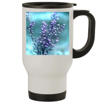 Flowers Stainless Steel Travel Mug