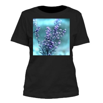 Flowers Women's Cut T-Shirt