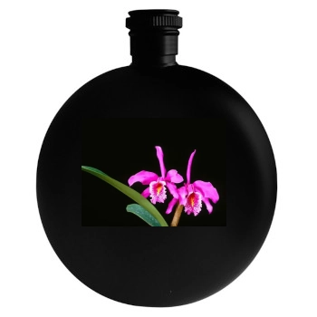 Flowers Round Flask