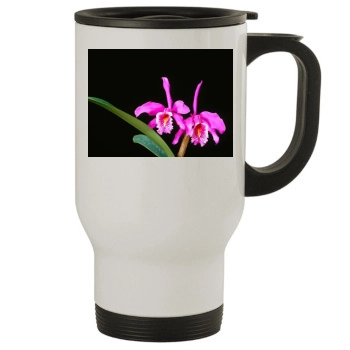 Flowers Stainless Steel Travel Mug