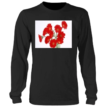 Flowers Men's Heavy Long Sleeve TShirt