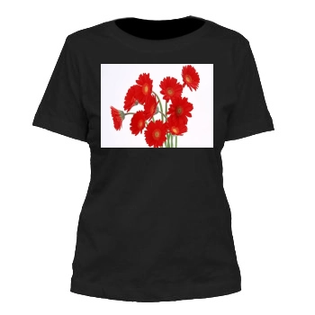 Flowers Women's Cut T-Shirt