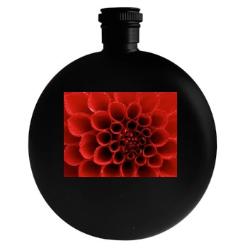 Flowers Round Flask