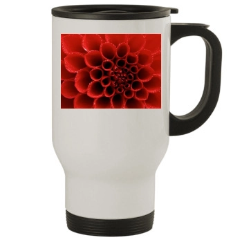 Flowers Stainless Steel Travel Mug