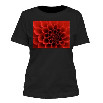 Flowers Women's Cut T-Shirt