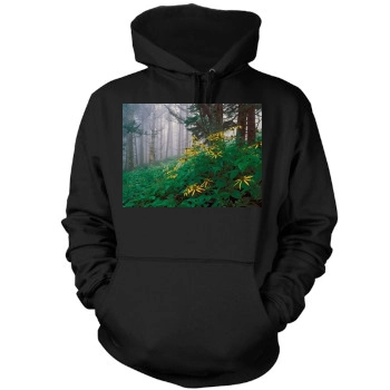 Flowers Mens Pullover Hoodie Sweatshirt