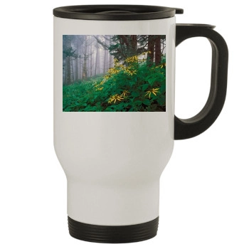 Flowers Stainless Steel Travel Mug