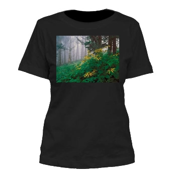 Flowers Women's Cut T-Shirt