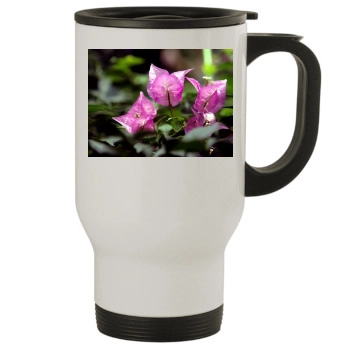 Flowers Stainless Steel Travel Mug