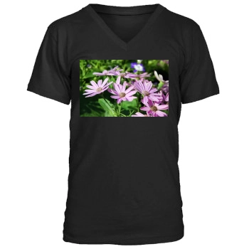 Flowers Men's V-Neck T-Shirt