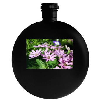 Flowers Round Flask