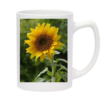 Flowers 14oz White Statesman Mug