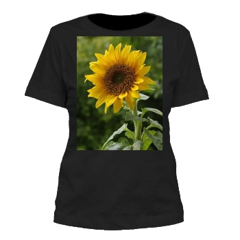 Flowers Women's Cut T-Shirt