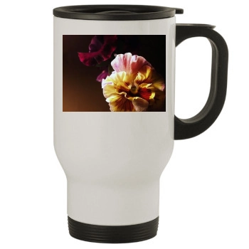 Flowers Stainless Steel Travel Mug