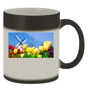 Flowers Color Changing Mug