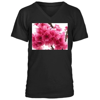 Flowers Men's V-Neck T-Shirt