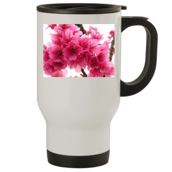 Flowers Stainless Steel Travel Mug