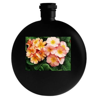 Flowers Round Flask