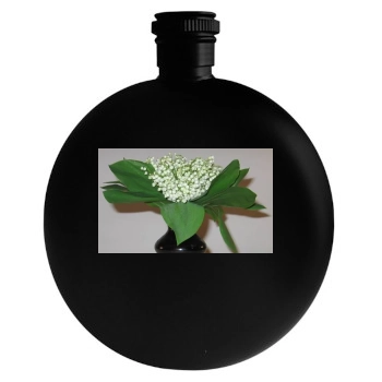 Flowers Round Flask